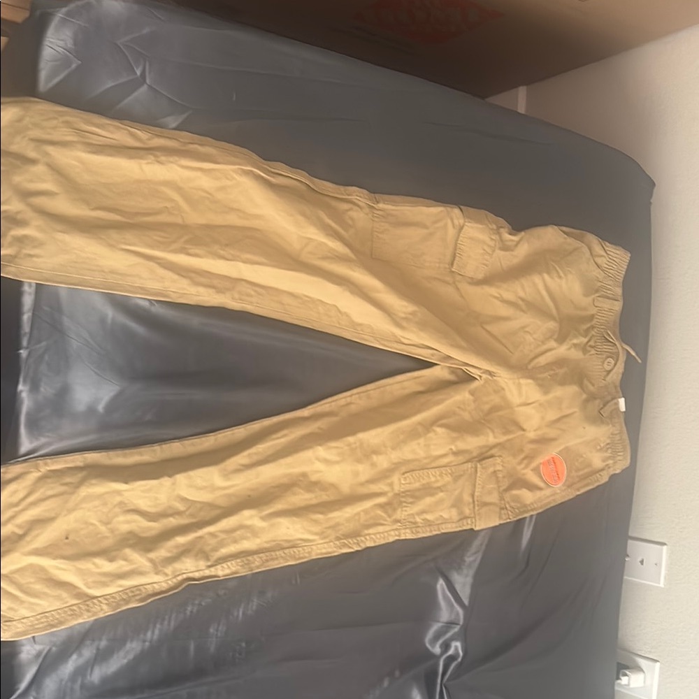 The Children's Place Tan Cargo Pants with Relaxed Fit